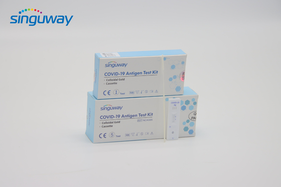 کیت خودآزمایش آنتی ژن سریع ۱۵ دقیقه کارت تست تایید شده اروپا ISO13485 ISO9001
