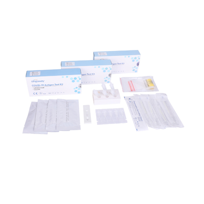 کیت آنتی ژن خودآزمایی با دقت بالا Nasal Swab Ag Saliva کارت تست سریع ISO13485