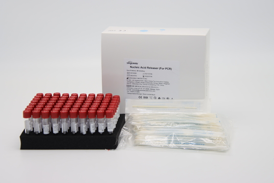 استخراج ویروس نمونه بیولوژیکی رهاسازی معرف حلق سواب PCR کیت پاکسازی CE