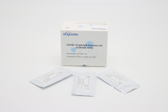 دقت کیت تست آنتی بادی سریع Igg Igm تشخیصی بیش از 98٪