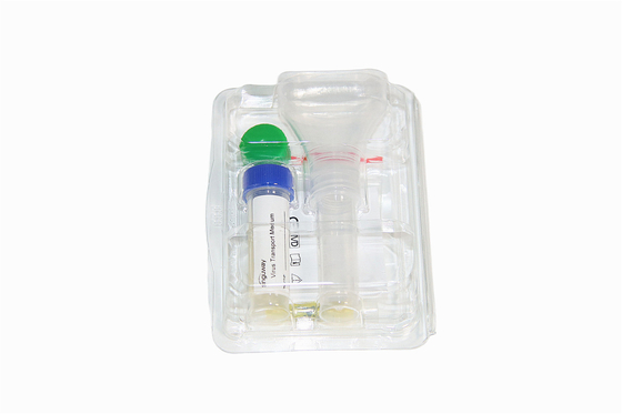کیت جمع آوری DNA RNA لوله استریل نمونه برداری از بزاق یکبار مصرف شفاف